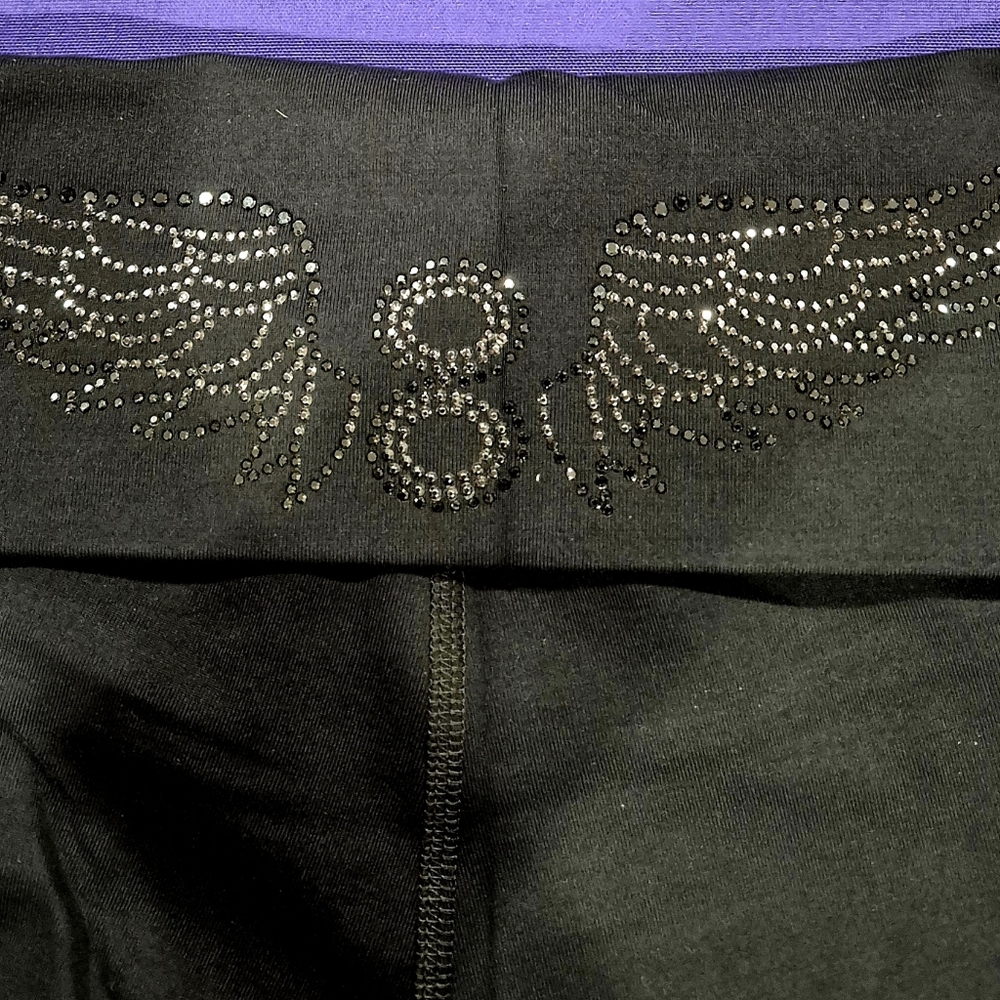 (PH8)Bebe Sport Rhinestones Logo 2-PC Dark Graphite/Grey/Taupe Jacket+Pants - S - Picture 8 of 11